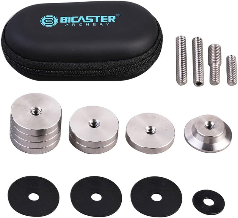 BICASTER Archery Stabilizer Weights Stainless Steel Total 8 Ounces - Image 1
